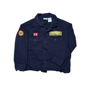 Vintage Miss Spiders Sunny Patch Embroidered Button Up Top Boys RARE